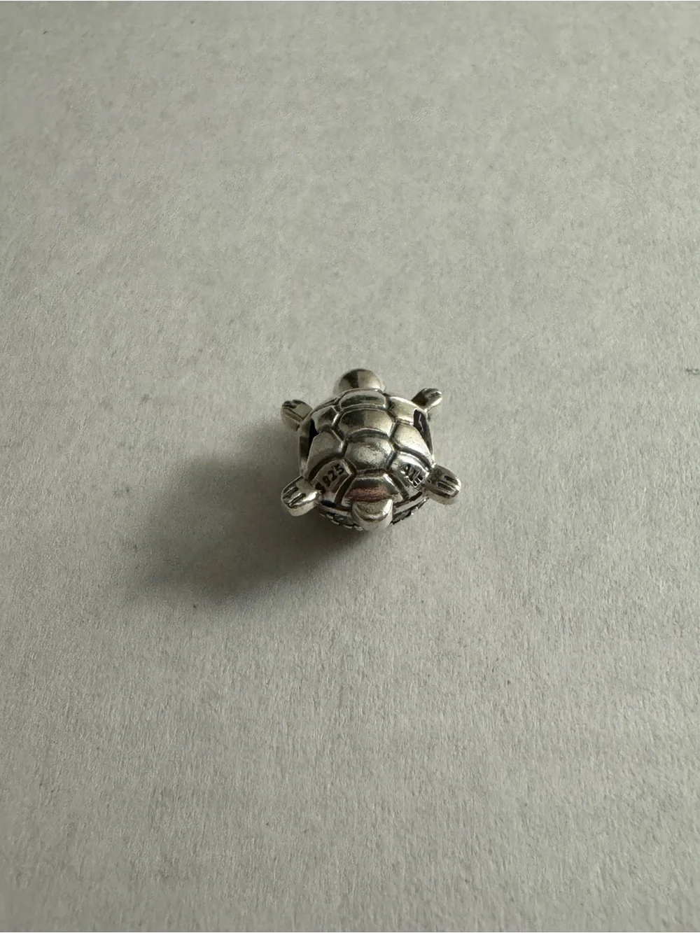 Pandora Silver Turtle Pavé Charm
